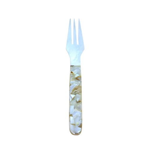 Natural Shell & Resin Caviar Fork