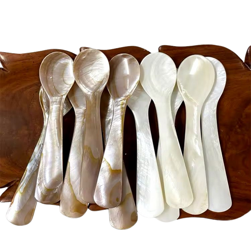 Natural Pearl Shell Caviar Spoon