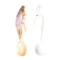 Fish-Shaped Mother of Pearl Spoon