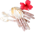 Vietnamese Pearl Shell Long-Handle Spoon
