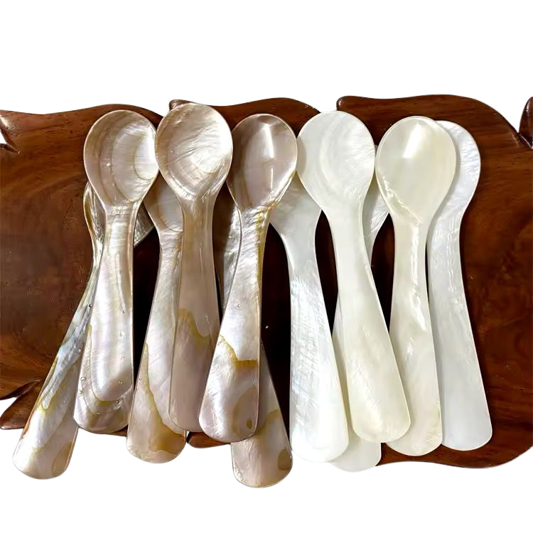 Natural Pearl Shell Caviar Spoon